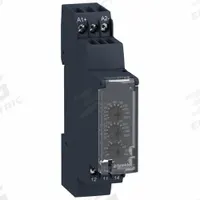 SCHNEIDER Voltage Sensing Relay: DIN-Rail Mounted, 6 Pins/Terminals, 5 A, 24 to 48V AC/DC, Screw (MPN RM17UBE16). Key specifications — Drop-Out Range: +/- 10%; Monitored Parameters: Undercurrent; Brand: SCHNEIDER.