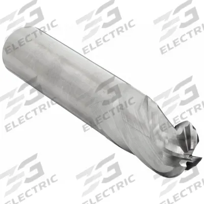 CLEVELAND Ball End Mill: Carbide, 4 Flute, 3/4" Mill Dia, 1-1/2" LOC, 4" OAL (MPN C63571) - Carbide Ball End Mills for Aluminum