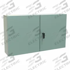 HAMMOND Electrical Enclosure: Steel, 24 in x 42 in x 8 in, NEMA 12/3R, Solid Cover, Hinged (MPN EN4TD24428GY). Key specifications — Brand: HAMMOND; Closure Method: Keyed Handle; Knockouts: Not Included.