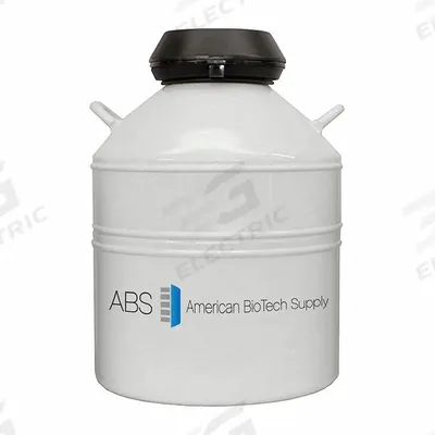 AMERICAN BIOTECH SUPPLY Cryogenic Canister: 33.4 L Capacity, 18 1/4 in Overall Dia - Cryogenic Storage Cannisters