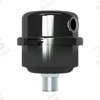 SOLBERG Filter Silencer: 3/8 in (M)NPT Inlet Size, 8 cfm, 3.56 in Overall Ht, 3.25 in Outside Dia (MPN FS-06-038). Key specifications — attr60071: FS-06-038; attr60074: SOLBERG.