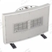 DAYTON Portable Electric Heater: 900W/1500W, Mechanical Controls/Overheat Protection, Gray (MPN 1VNY2). Key specifications — Wattage Output: 900W/1500W; Number of Heat Settings: 2; Housing Color: Gray; Overall Dimensions - H x W x D: 10-3/8 in x 15-3/8 in x 6 in; Heating Capacity: 2560/5118 BtuH; Safety Tip-Over Switch Included: No; Brand: DAYTON.