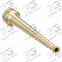 MOON AMERICAN Fire Hose Nozzle: Solid Bore, Constant Pressure (Auto), Solid Stream, 572-2521. Key specifications — Grip Type: No Grip; Product Type: Plain Hose Nozzle; Thread Type: NST; Base Type: Rigid; Body Material: Brass; Activates By: Constant On; Nozzle Option: Constant Pressure (Automatic); Brand: MOON AMERICAN.