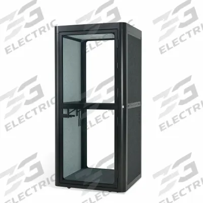 FLEXISPOT Workspace Pod: Quick Install Solo Pro, 1 Seating Positions, Black, Aluminum - FlexiSpot Quick Install Office Pods