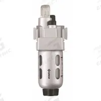 GROZ Compressed Air Lubricator: Micro Mist, 1/4 in NPT, 48 cfm, 145 psi Max Op Pressure, Knob (MPN L1391). Key specifications — attr111774: Aluminum; attr111402: Light Duty; attr111761: GROZ.