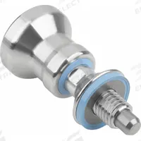 KIPP Indexing Plunger: Nonlocking, 316L SS, M10x1 Thread, 40 N to 45 N Nose Force (MPN K1698.0110612). Key specifications — Brand: KIPP.