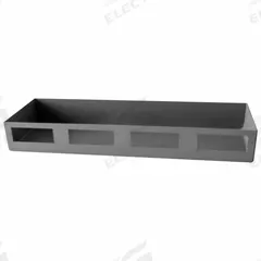 DURHAM MFG Additional Door Shelf: 12 in x 4 in x 2 in, 3501-BDLP-58-1S-4RDR-95/DC-BDLP-132-95, Gray (MPN DSH-124-95). Key specifications — attr64335: Gray; attr64334: DC-BDLP-132-95; attr63977: DURHAM MFG.