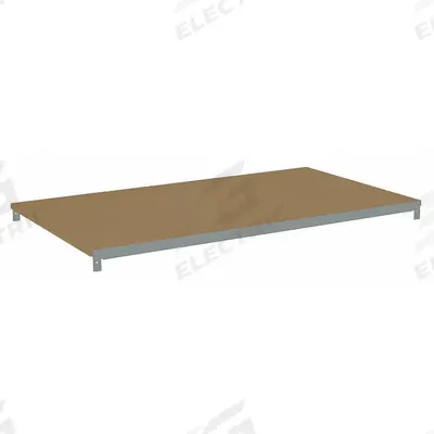 TENNSCO Shelf: 36 in x 30 in, 850 lb Load Capacity, Particleboard, Gray - Particleboard Decking Shelf Kits for Boltless Shelving
