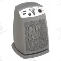 DAYTON Portable Electric Heater: 900W/1500W, Mechanical Controls/Overheat Protection/Tip-Over Switch (MPN 1VNX1). Key specifications — Wattage Output: 900W/1500W; Number of Heat Settings: 2; Housing Color: Gray; Overall Dimensions - H x W x D: 10-3/4 in x 8-3/8 in x 7-5/8 in; Heating Capacity: 3071/5118 BtuH; Safety Tip-Over Switch Included: Yes; Brand: DAYTON.