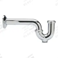 ZURN Trap: Cast Brass, Chrome-Plated, Silver, 1 1/4 in Nominal Pipe Size, 11 in Overall Lg, Slip (MPN Z8700-8B-PC). Key specifications — Finish: Chrome-Plated; Includes: Escutcheon; Includes Cleanout: Yes; Brand: ZURN; Material: Cast Brass.