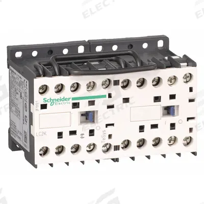 SCHNEIDER Magnetic Contactor: Reversing, 3 Poles, 3NO Contacts, 9 A - Reversing IEC Contactors