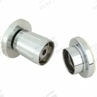 APPROVED VENDOR Shower Rod Flange: 1 3/4 in Overall Wd, 1 1/2 in Overall Ht, Zinc, 1 PR (MPN 15093). Key specifications — Brand: APPROVED VENDOR; Finish: Chrome-Plated; Material: Zinc.