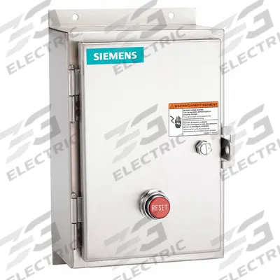 SIEMENS NEMA Magnetic Motor Starter: Non-Reversing, 3 Poles, NEMA Size 4 - Enclosed Non-Reversing Starters with Electronic Overloads