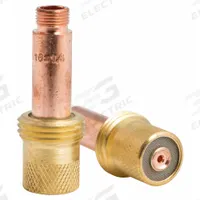 LINCOLN ELECTRIC Gas Lens: For 1/16 in Max Electrode Dia, 45V25 (MPN KP4754-116). Key specifications — Reference Number: 45V25; Brand: LINCOLN ELECTRIC.