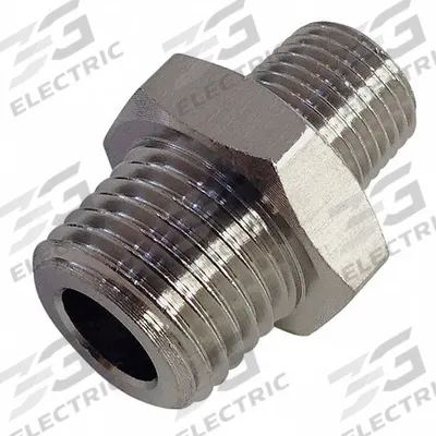 LEGRIS Metal Pipe Straight: Straight, 3/8 in x 1/2 in - Threaded Medium-Pressure Pipe Fittings