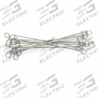 APPROVED VENDOR Bale Ties: Oiled, 16 ga Wire Gauge, 0.062 in Wire Dia, 12 in Lg - Double-Loop Wire Ties