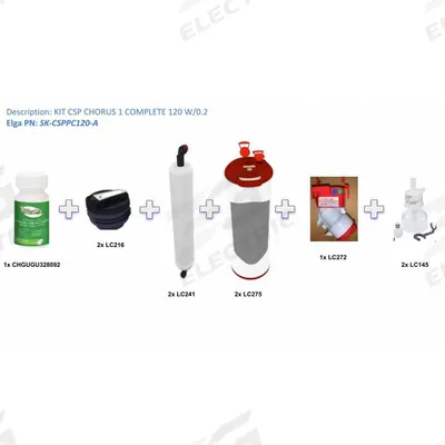 ELGA Chorus 1 Complete 10 LPH Kit: SK-CSPPC120-A - Water Purification Replacement Parts, Filters, Stands & Switches