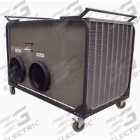 FSI Temporary Shelter HVAC System: 60 in Overall Lg, 34 in Overall Wd, 42 in Overall Ht (MPN F-DI50HP0100CM). Key specifications — Includes: Thermostat Cable; Product Type: Portable HVAC System; Brand: FSI.