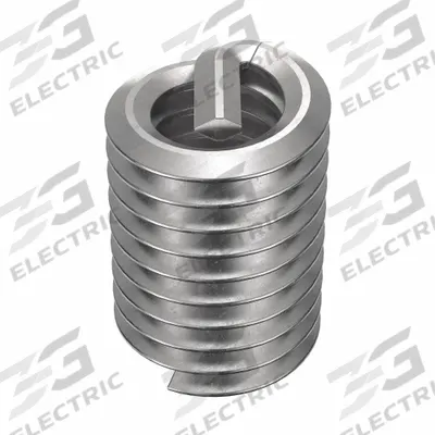 HELI-COIL Helical Insert: Tanged Tang Style, Free-Running, #8-32 Thread Size - Free-Running Tanged Helical Inserts