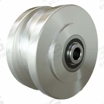 HAMILTON Track Wheel: 4 in Wheel Dia., 2 in Wheel Wd, 1,050 lb Load Capacity - U-Groove Wheels