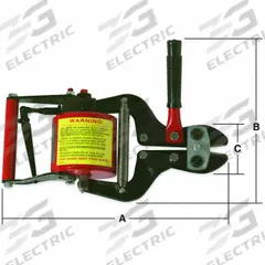CRESCENT H.K. PORTER Pneumatic Wire Cutter: 0.375 in Capacity (Steel), 1/4 NPT Female (MPN 9190C). Key specifications — attr75531: 1/4 NPT Female; attr75523: CRESCENT H.K. PORTER.