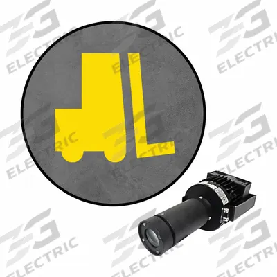 VISUAL WORKPLACE Safety Sign: LED Safety Sign, Caution Forklift, Projector with Lens - LED Sign Projector Lens