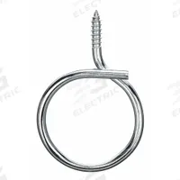 NVENT CADDY Bridle Ring: Steel, Galvanized, 2 in Trade Size / Wire Range, #14 Thread Size (MPN 4BRT32WS). Key specifications — Manufacturer Part Number: 4BRT32WS; Compatible Conduit Trade Size: 2 in; Thread Size: #14; Material: Steel; Finish: Galvanized; Color: Gray; For Use With: Low Voltage Cable; Overall Width: 2 in.