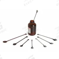 Sampling Spoon: Non-Sterile, Stainless Steel, 0.8 mL_2.8 mL Capacity - mL, 18 cm Overall Lg, Silver (MPN H36729-0018). Key specifications — Material Grade: 304; Standards: FDA Compliant; Color: Silver; Product Type: Double-Ended Spoon; Brand: APPROVED VENDOR.