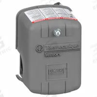 TELEMECANIQUE SENSORS Air Compressor Switch: Std, 40 psi – 100 psi, 1/4" FNPS, Diaphragm Actuator (MPN 9013FHG22J43X). Key specifications — attr1027655: Diaphragm; attr434202: TELEMECANIQUE SENSORS; attr1027685: 1/4" FNPS; attr1027686: Standard; attr1027690: None.