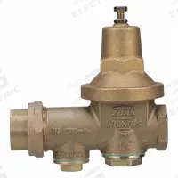 WILKINS Water Pressure Reducing Valve: FNPT x FNPT, 1 1/4 in Pipe Size, Cast Bronze, 8 in Overall Ht (MPN 114-600XL). Key specifications — Brand: WILKINS; Union Type: Single Union; Low-Lead Compliance: Low-Lead Compliant.
