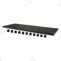 ADD-A-LEVEL Work Platform Base: 96 in Overall Lg, 36 in Overall Wd, 2.9 in Overall Ht, HDPE (MPN A9636BG). Key specifications — Color: Black; Stacking: Stackable; Compatible with Grainger Part Number: 459W31; Compatible with Manufacturer Model Number: M38780; Included Components : Rubber Feet; Material: HDPE; Tread Type: Antifatigue Mat; Brand: ADD-A-LEVEL.