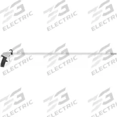 GUARDAIR Air Gun: Pistol-Grip Grip, Aluminum, 3/8 in Female NPT, 1 Nozzle(s), Straight, Focused (MPN U75LJ048AA2). Key specifications — attr1328526: Aluminum; attr1328500: Extension and Nozzle; attr1328508: GUARDAIR; attr1328515: No; attr1328533: Yes.