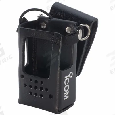 ICOM Case with Swivel Belt Clip: Fits Icom, For F52D/F62D/M85 Series, Black - ICOM-Compatible Carrying Accessories