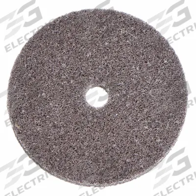 SCOTCH-BRITE Unitized Wheel: 3 in Dia x 1/4 in W, 3/8 in Arbor Hole, Aluminum Oxide - Light Deburring & Finishing Wheels for Carbon Steel & Soft Metals