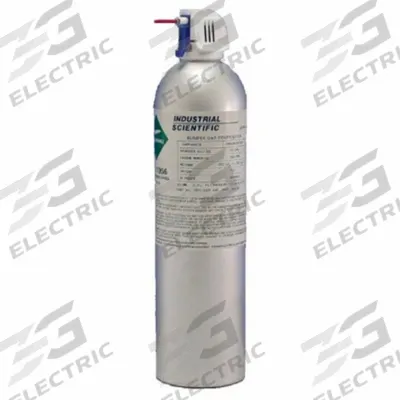 INDUSTRIAL SCIENTIFIC Calibration Gas: Nitrogen, +/-5% Accuracy, CH4/CO/H2S/O2 - Calibration Gases for Portable Gas Detectors