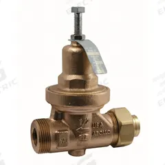 APOLLO Water Pressure Reducing Valve: FNPT x FNPT, 1 in Pipe Size, Bronze, 25 psig to 75 psig (MPN 36LF10501). Key specifications — Brand: APOLLO; Low-Lead Compliance: Low-Lead Compliant.