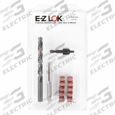 APPROVED VENDOR Self Locking Thread Insert: Std Wall, 1/4"-20 Int Thrd Sz - Self-Locking Insert & Installation Tool Kits