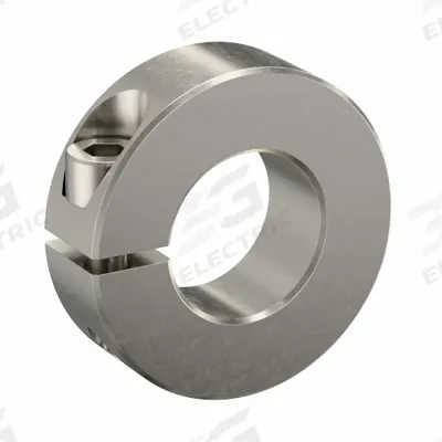 RULAND MANUFACTURING Shaft Collar: 1-Piece, Inch, Round, Clamp-On, 11/16 in Bore Dia - Stainless Steel Shaft Collars