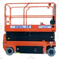 BALLYMORE Mobile Personnel Lift: Battery, Drivable, 26 ft Elevated Platform Ht, 90 in x 32 in (MPN DMSL-26). Key specifications — Brand: BALLYMORE; Features Included: Batteries.