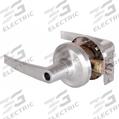 DORMAKABA Door Lockset: Classroom Lever Locksets, Chrome, ADA Compliant