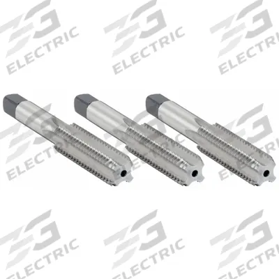 WIDIA GTD Tap Kit: 3/8"-24 UNF, H3, 4 Flute - Three-Piece Hand Tap Sets
