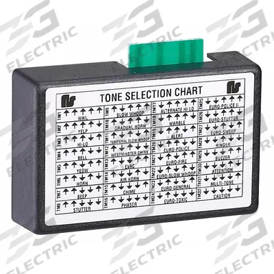 FEDERAL SIGNAL Tone Module: SelecTone, Plastic, Black - Accessories for Audible Alarms