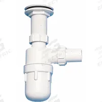 APPROVED VENDOR Trap: Plastic, Unfinished, White, 1 1/2 in Nominal Pipe Size, 10 1/2 in Overall Lg (MPN F33100-0000). Key specifications — Finish: Unfinished; Includes: Sealing Cup; Includes Cleanout: Yes; Brand: APPROVED VENDOR; Material: Plastic.