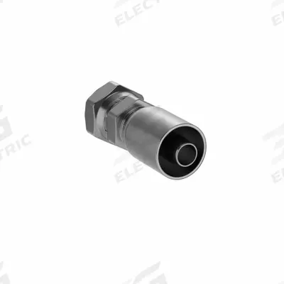 Parker Hydraulic Crimp Fitting: Steel x Steel, Straight, -12 For Hose Dash Size - Parker Crimp Hydraulic Hose Fittings with JIC Connection