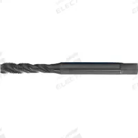 CLEVELAND Spiral Flute Tap: M14x2 Metric, 6H, 3 Flute, Semi-Bottoming Chamfer, Black Oxide Cobalt (MPN C98147)
