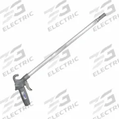 GUARDAIR Air Gun: Pistol-Grip Grip, Aluminum, 1/4 in Female NPT, 1 Nozzle(s), Straight, Focused (MPN 75LJ072AA). Key specifications — attr1328526: Aluminum; attr1328500: Hanging Hook; attr1328508: GUARDAIR; attr1328515: No; attr1328533: Yes.