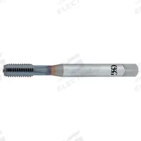 OSG Straight Flute Tap: 1/4"-20 UNC, H3 / 2B-3B, 4 Flute, Bottoming Chamfer, V Coated Powdered Metal (MPN 1005600108). Key specifications — attr1299842: H3 / 2B-3B.
