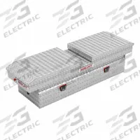 WEATHER GUARD Crossover Truck Box: Crossover Truck Box, Gull Wing Lid Lid, 72 in Overall Wd, Silver (MPN 124-0-04). Key specifications — Color: Silver; Brand: WEATHER GUARD.