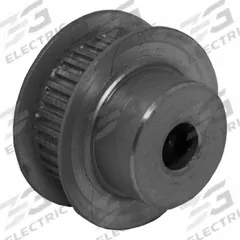 APPROVED VENDOR Timing Pulley: Trapezoidal, Fixed, For MXL Timing Belt Section, For 1/4 in Belt Wd (MPN 36MP025-6FA3). Key specifications — attr1328229: APPROVED VENDOR; attr1328272: Trapezoidal; attr1328235: Clear Anodized.