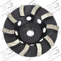 HUSQVARNA Segment Cup Grinding Wheel: Turbo, 4" Dia, 5/8"-11 Arbor, 10 Segment, Vari-Grind G50 (MPN Turbo-1). Key specifications — Series: Vari-Grind G50; Brand: HUSQVARNA.